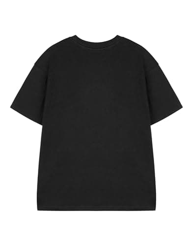 Nirvana Kids T-Shirt | Boys & Girls Short Sleeve Graphic Tee in Black Classic Grunge Distressed Band Logo Print Apparel Top