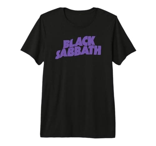 Black Sabbath Purple Logo Premium Tri-Blend T-Shirt