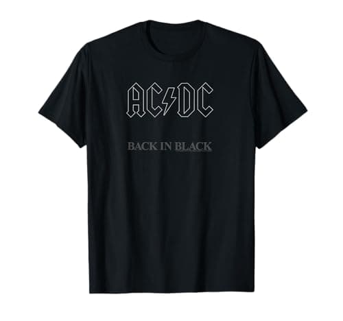 Test du T-Shirt AC/DC Back in Black | Avis Complet