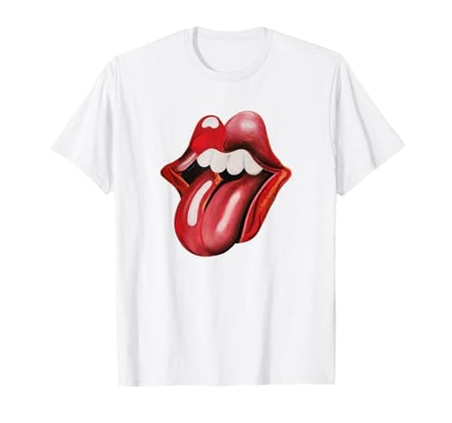 Camiseta Oficial Rolling Stones Foreign Tongues Lick Review
