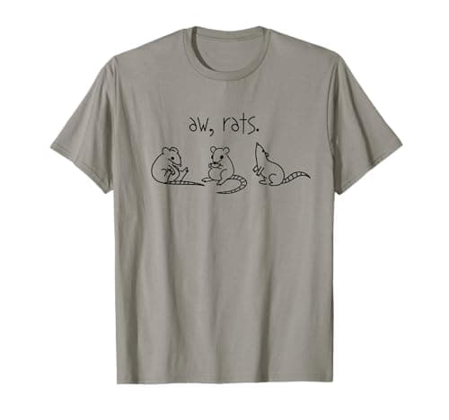 Camiseta Aw Rats – Reseña Honesta del Diseño Picadilly Printables Rats
