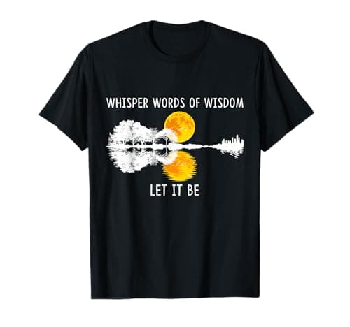 Camiseta Let It Be Beatles: Análisis Honesto del Diseño Guitar Lake Shadow