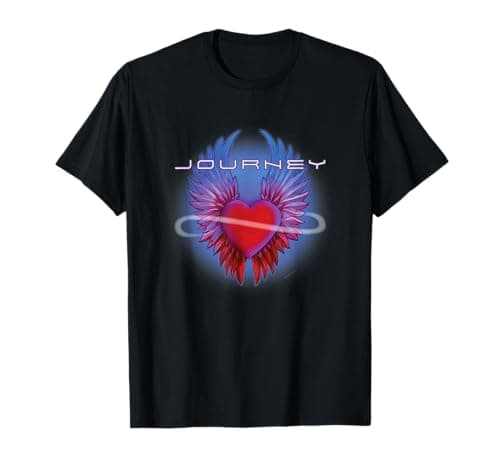 Journey Band Infinity Winged Heart Music Vintage Band T-Shirt