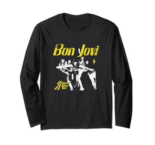 Bon Jovi Slippery When Wet Long Sleeve T-Shirt Review