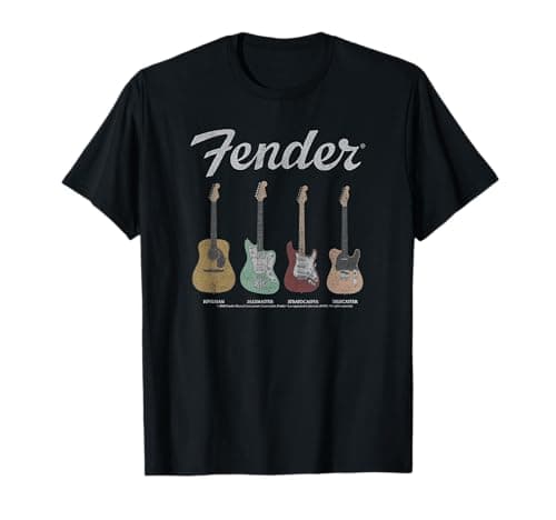 Fender Vintage Guitar Lineup T-Shirt Review – Is It Worth It?