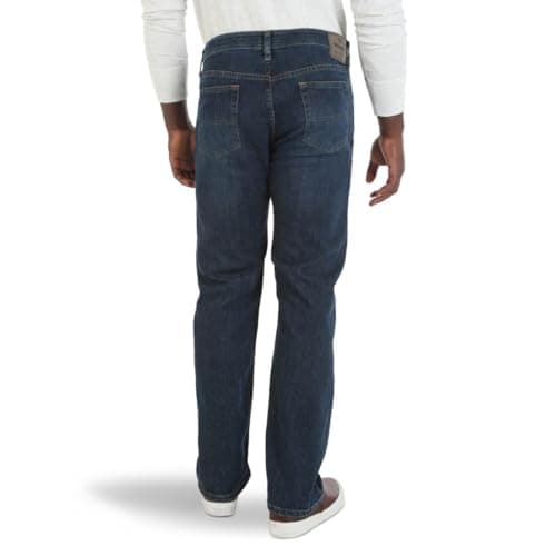 Authentics Comfort Flex Waist Relaxed Fit Jean, carbon, 46W x 30L