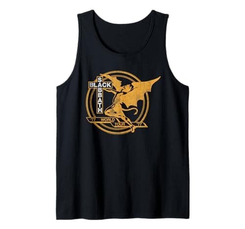 Black Sabbath World Tour '77 Tank Top Review – Official Merch Worth It?