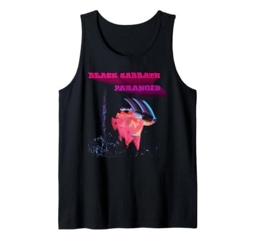 Black Sabbath Official Paranoid Motion Trails Tank Top