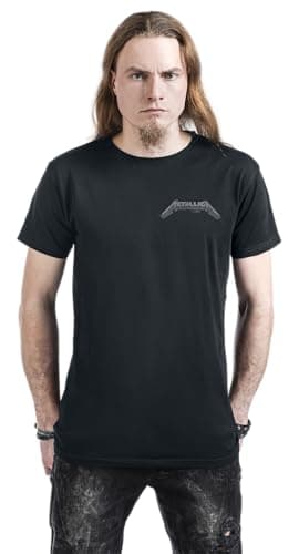 Metallica T Shirt Nothing Else Matters Band Logo Official Unisex Black Size M