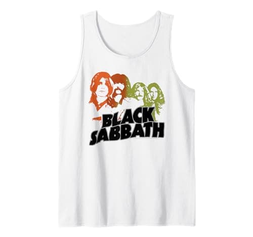 Black Sabbath Official Sketch Tank Top