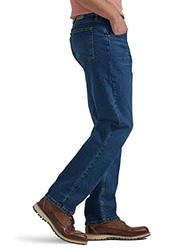 Wrangler Authentics Men's Classic 5-Pocket Relaxed Fit Flex Jean Flex Dark 38W x 32L
