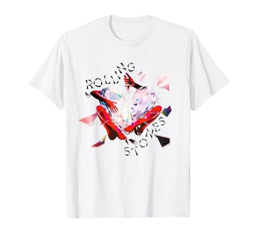 Official The Rolling Stones Exclusive Prism Heart T-Shirt