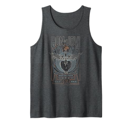 Bon Jovi Keep The Faith Tank Top Review: The Real Deal for Fans