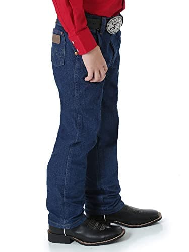 Wrangler Boys' 13MWZ Cowboy Cut Original Fit Jean, Prewashed Indigo, 6