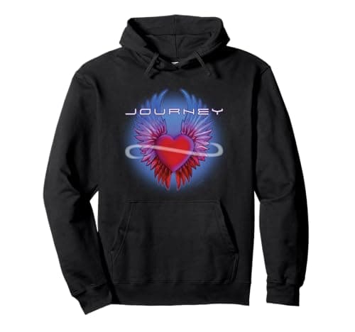 Journey Band Infinity Winged Heart Music Vintage Band Pullover Hoodie