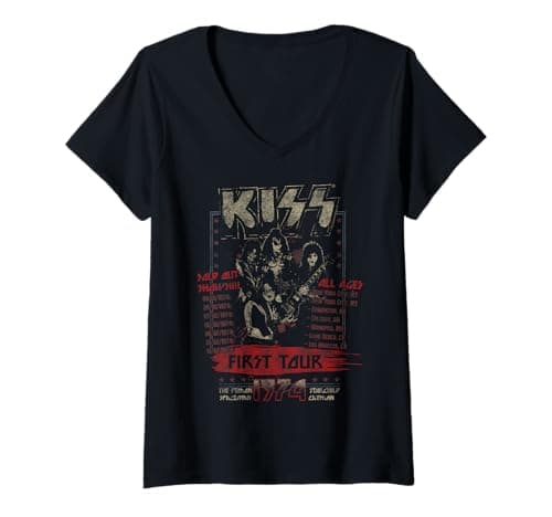 T-shirt KISS First Tour Femme : Mon Test Complet