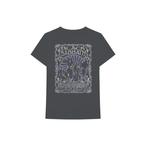 Black Sabbath Official Master of Reality Song Title T-Shirt