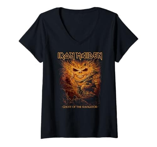Iron Maiden Ghost of the Navigator V-Neck T-Shirt Review