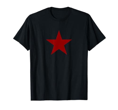 Camiseta con Estrella Roja Oscura: Análisis Completo 2024
