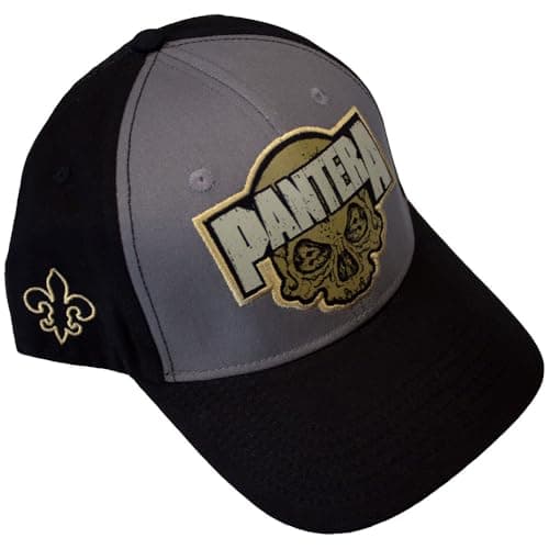 Rock Off officially licensed products Pantera Skull Band Logo Trucker Baseball Cap Size One Size Charcoal