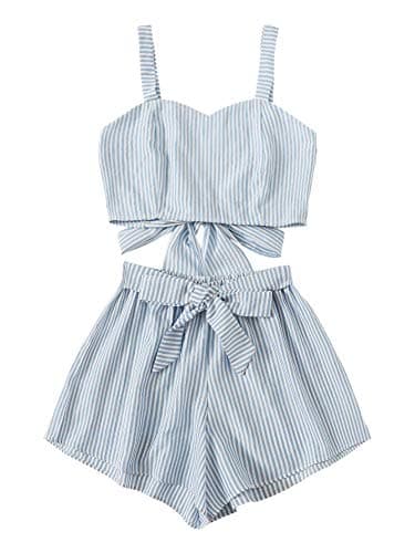 SweatyRocks 2 Piece Outfit Set Review – Summer Crop Top & Shorts