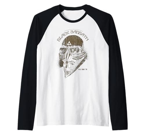 Black Sabbath Official U.S Tour '78 Raglan Baseball Tee