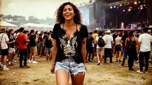 Vintage Rock Roll Concert T-Shirt Women Loose Casual Shirt Tops Funny Skeleton Eagle Graphics V Neck Short Sleeve (Medium,Black)