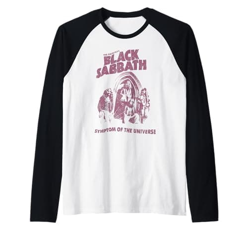 Official Black Sabbath Universe Raglan Baseball Tee