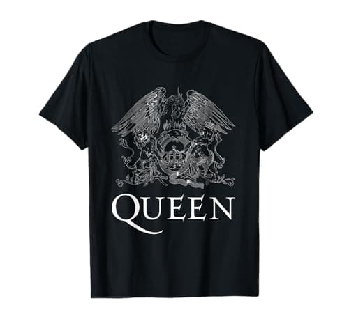 Queen Official Classic Crest Wit T-Shirt Review | JF Shirt