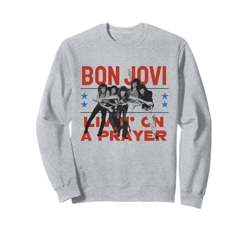 Official Bon Jovi Livin' On A Prayer Sweatshirt