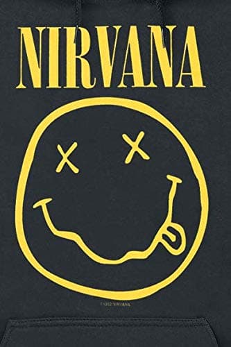 Nirvana Smiley-Hoodie-Size L