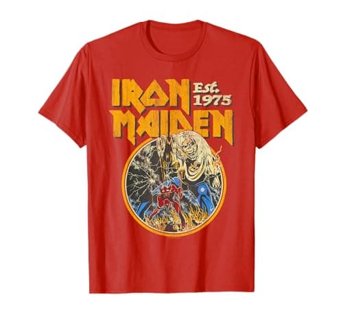 Iron Maiden Vintage Beast Circle Red T-Shirt Review — Worth It?
