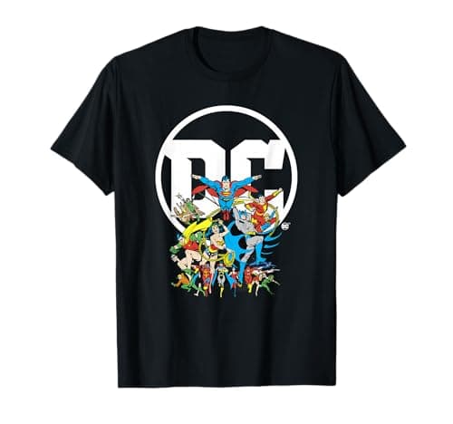 DC Comics Character Group Logo Poster T-Shirt Test & Erfahrung