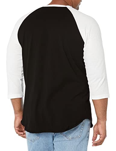 Metallica Men's Now That We're Dead Raglan Baseball Jersey, Black/White, Small