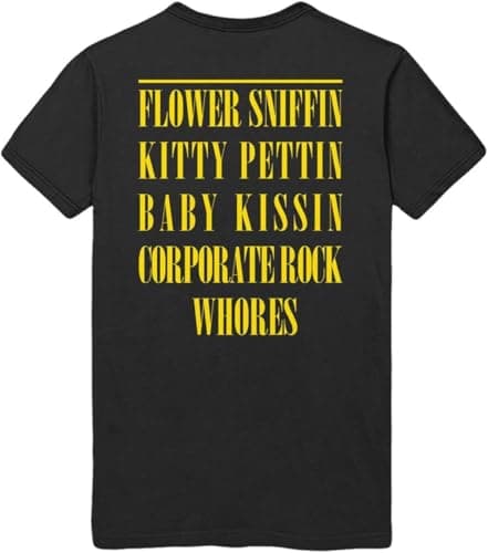 Nirvana 'Flower Sniffin' (Black) T-Shirt (Large)