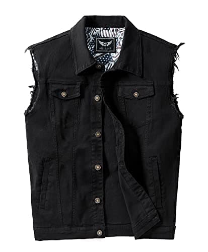 RongYue Denim Trucker Vest Review: Is This Button-Front Punk Vest Worth It?