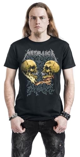 Metallica mens Sad But True T-Shirt, Black, X-Large
