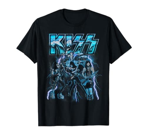 KISS - Blue Lightning T-Shirt