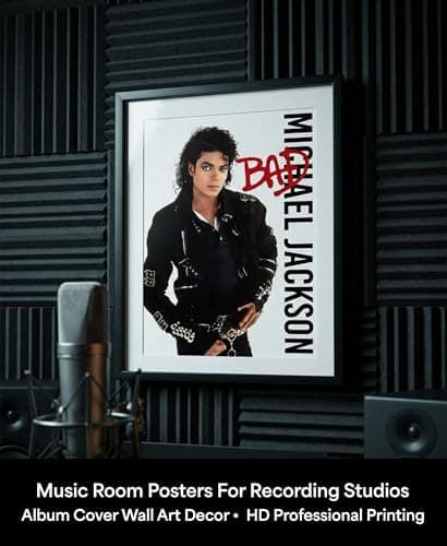 AMERICAN LUXURY GIFTS 80s Pop Music Album Cover Wall Art - 8x10 Unframed Retro Singer Poster - Vintage R&B Artist Print for Bedroom Aesthetic, Recording Studio, Man Cave & Home Theater Decor