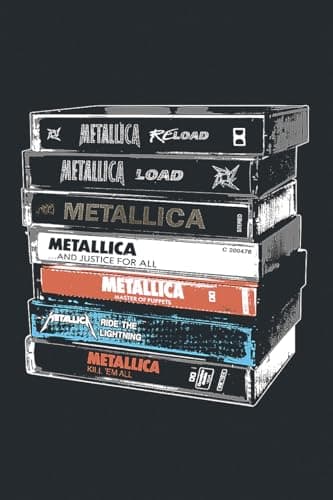 Rock Off Metallica 'Cassette' (Black) T-Shirt (x-Large)