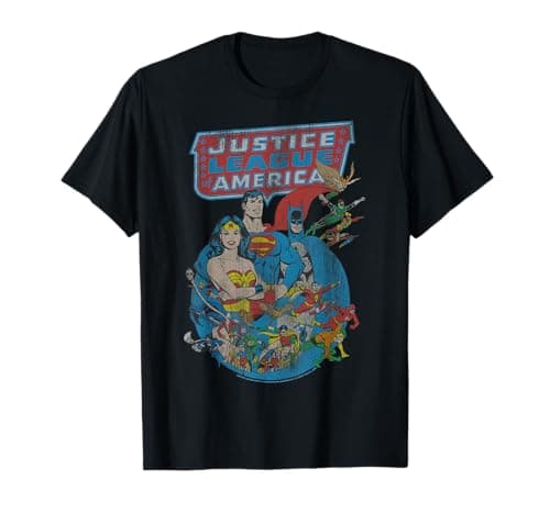 DC Comics Justice League Retro Poster T-Shirt Review 2025