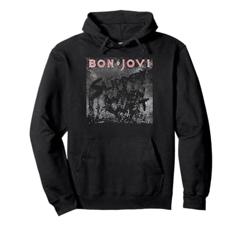 Bon Jovi Slippery Cover Pullover Hoodie Review – Official Fan Gear
