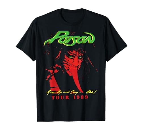 Poison Tour 1989 Camiseta — Análisis y Opinión Honesta