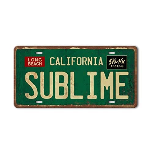 Vintage Metal Tin Sign Long Beach California Sublime – Mon Test Complet