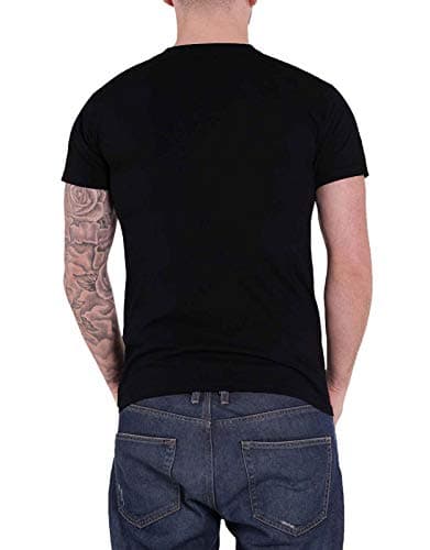 Led Zeppelin Men's Ledzeppelin_USA Tour, Black (Black Black), X-Large