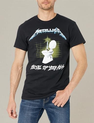 Metallica Men's Metal Up T-Shirt, Black, X-Large
