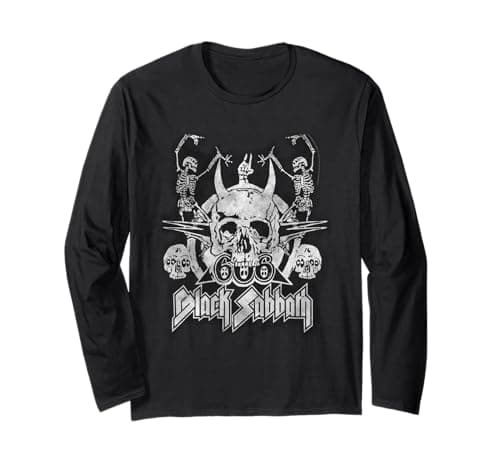 T-Shirt Black Sabbath Vintage Dancing Skeletons — Test & Avis