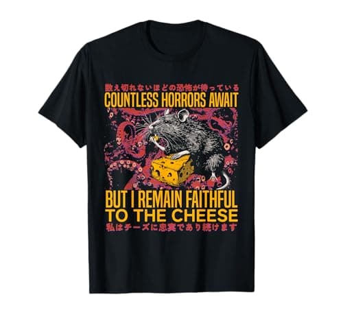 I Remain Faithful to The Cheese Vintage Japanese Rat Lover T-Shirt Review
