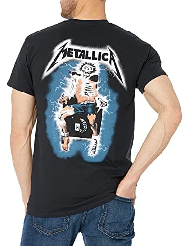 Metallica Men's Metal Up T-Shirt, Black, X-Large