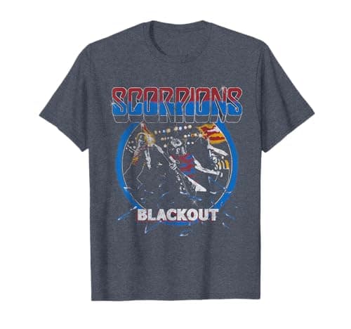 Official Scorpions Blackout Live T-Shirt Small